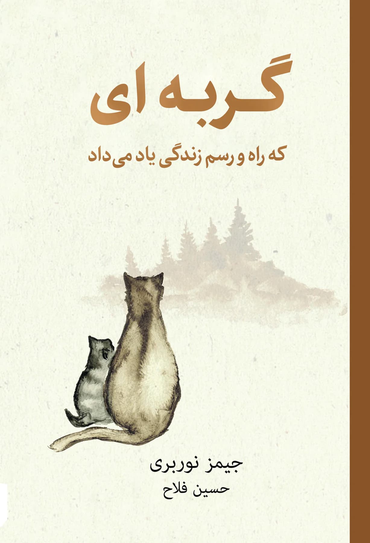گربه ای که راه و رسم زندگی یاد می داد