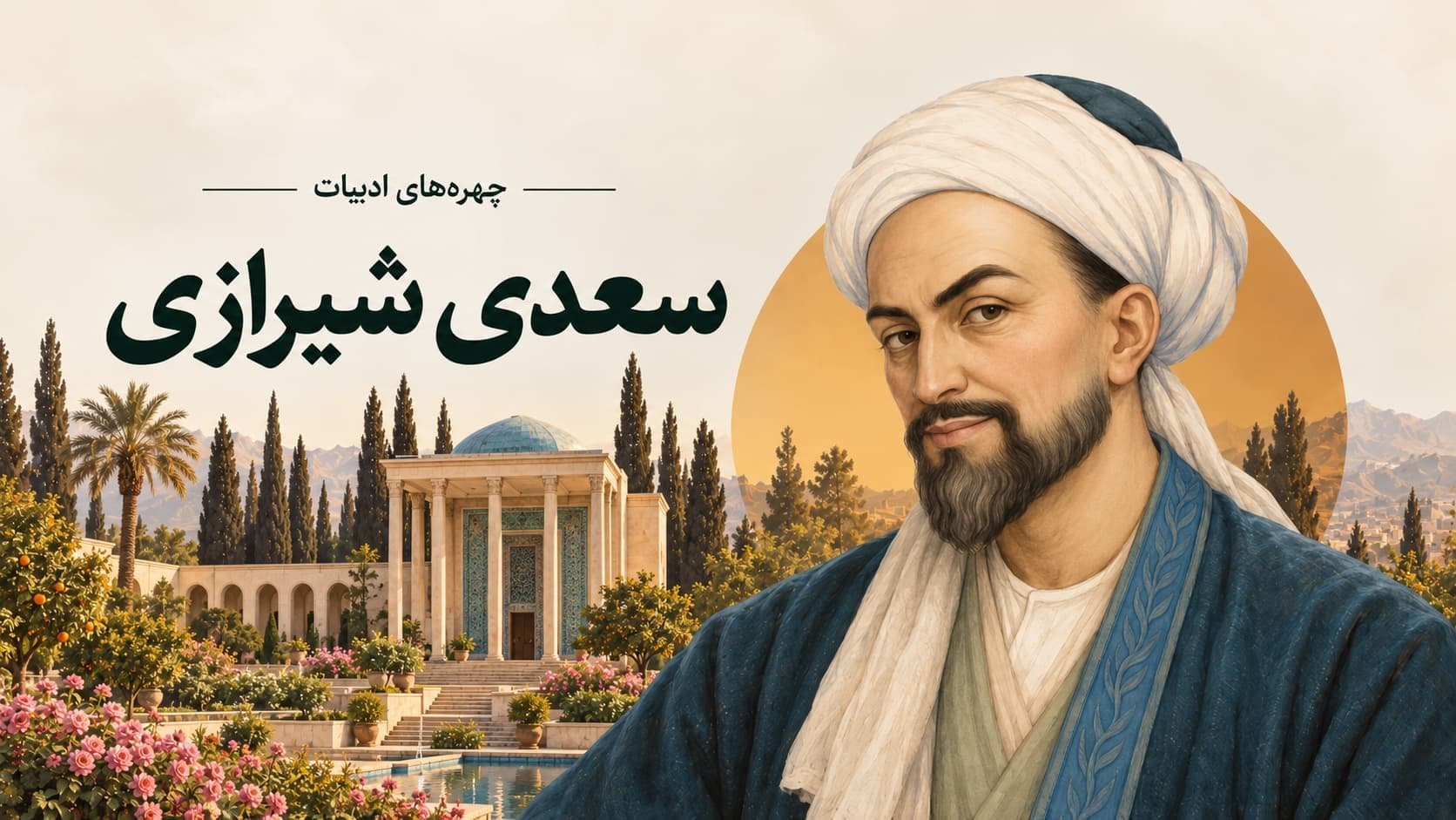 سعدی شیرازی؛ از سفرهای دور و دراز تا آفرینش گلستان